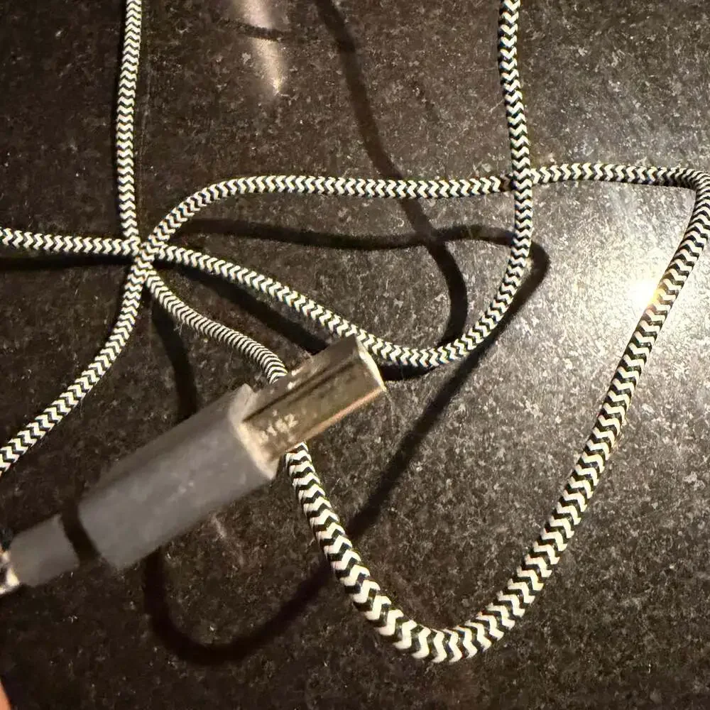 Native Union Belt Cable USB-A to Lightening in Zebra Print Wrap
